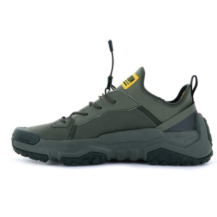 Palladium Off-grid LO NYL Sneakers Heren Olijfgroen | NL 02YEKPB